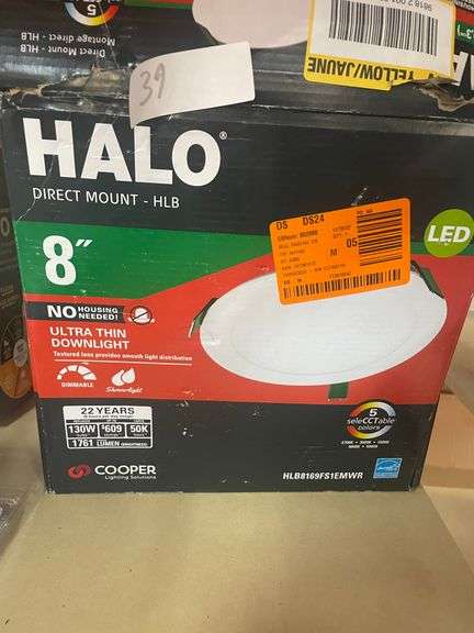 HALO DIRECT MOUNT-HLB 8" ULTRA THIN DOWN LIGHT