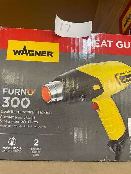 WAGNER FURNO 300 CORDED HEAT GUN $27.00 @ THE HOME DEPOT