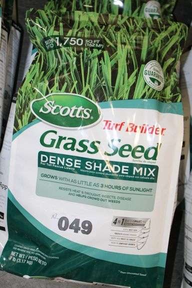 [✓] [MSRP: $31.49] [SB: $5.0] Scotts 7 lbs. Turf Builder Dense Shade Mix Grass Seed for Tall Fescue Lawns