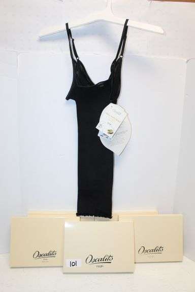 OSCALITO BLACK PURA SILK UNDERSHIRT BLACK 9450