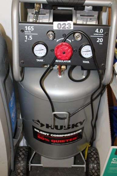 [MSRP: $349.0] 20 Gal. Vertical Electric-Powered Silent Air Compressor