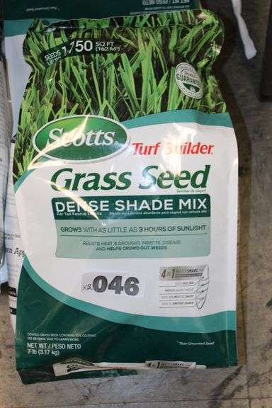 [✓] [MSRP: $31.49] [SB: $5.0] Scotts 7 lbs. Turf Builder Dense Shade Mix Grass Seed for Tall Fescue Lawns