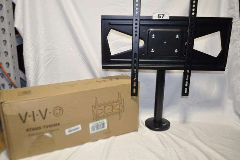 VIVO BOLT DOWN SWIVEL TV/MONITOR STAND FOR 32"-55" DESKTOP MOUNT