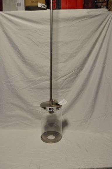 KICHLER PENDANT LIGHT BRUSHED NICKEL & CLEAR GLASS #43996NI