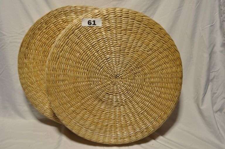 WOVEN ROUND CUSHION FOR STOOL