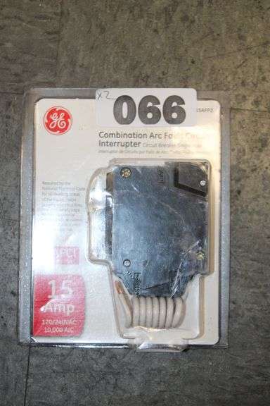 [✓] [MSRP: $55.75] [SB: $5.0] GE Q-Line 15 Amp Single-Pole Arc Fault Combination Circuit Breaker