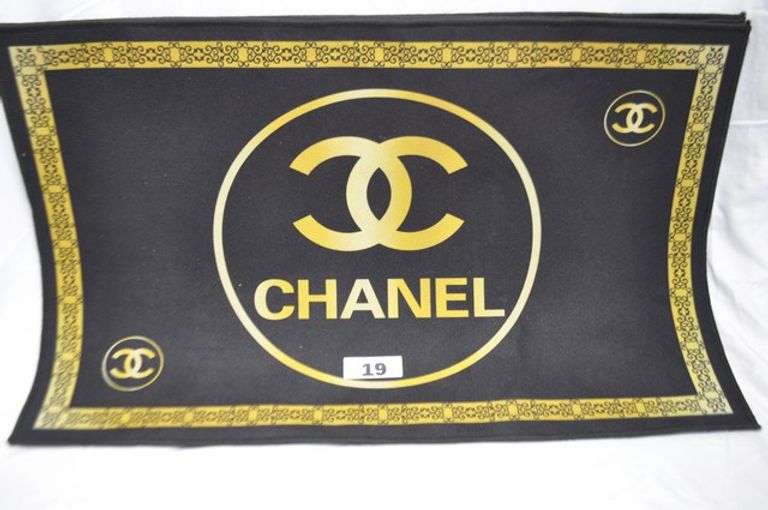BLACK AND YELLOW RUG