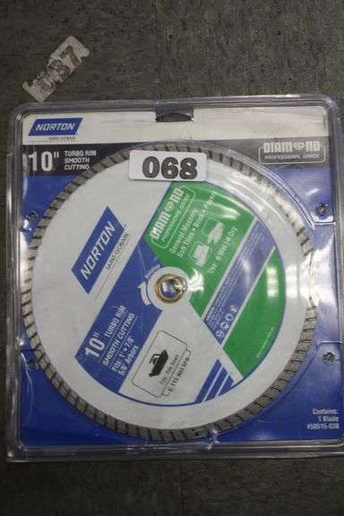 [MSRP: $57.57] [SB: $0.33] Ali Industries 241445 10 in. Turbo Rim Diamond Saw Blade