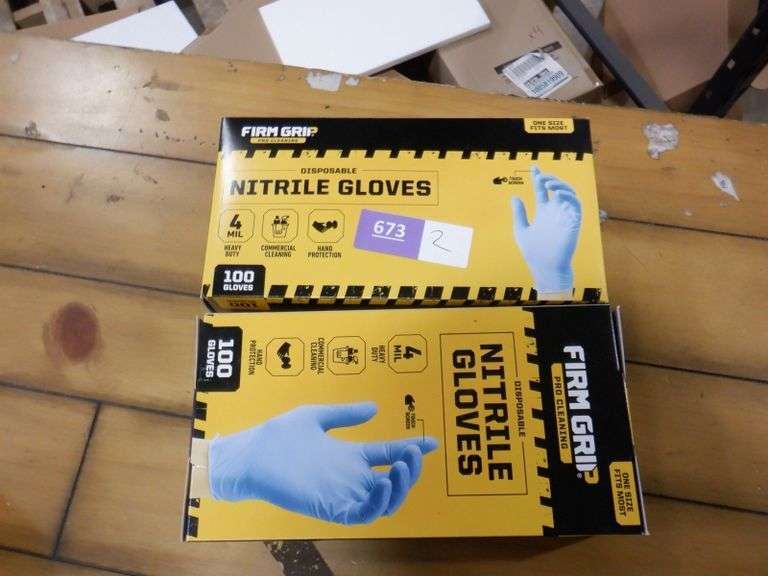 Pro Cleaning Disposable Nitrile Gloves (100Count)[ Condition] Retail