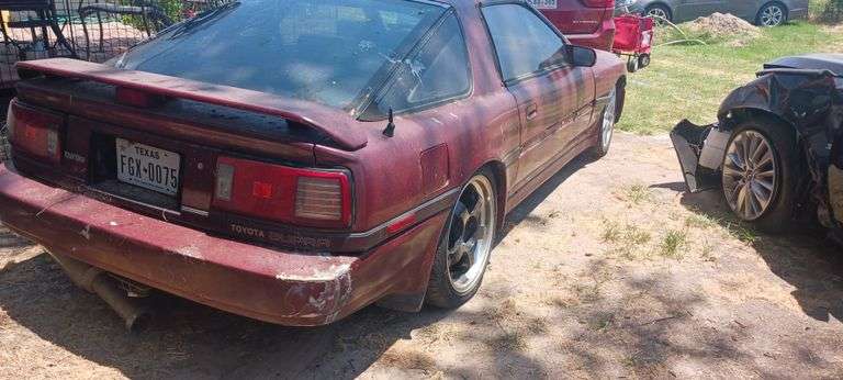 1987 TOYOTA SUPRA TUBO TARGO TOP MANUEL HAS KEY