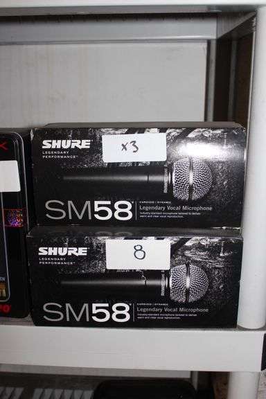 SHURE SM58 LEGANDARY VOCAL MICROPHONE CARDIOID DYNAMIC