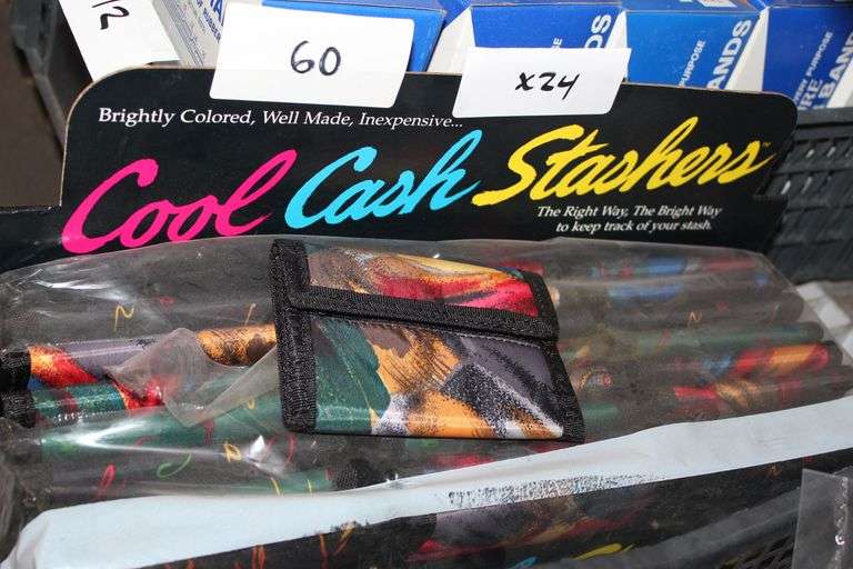 COOL CASH STASHER VELCROE TRI-FOLD WALLET