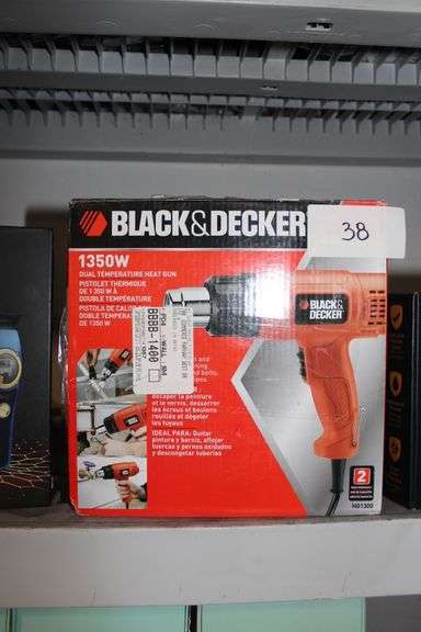 BLACK & DECKER 1350W DUAL TEMP HEAT GUN MODEL HG1200