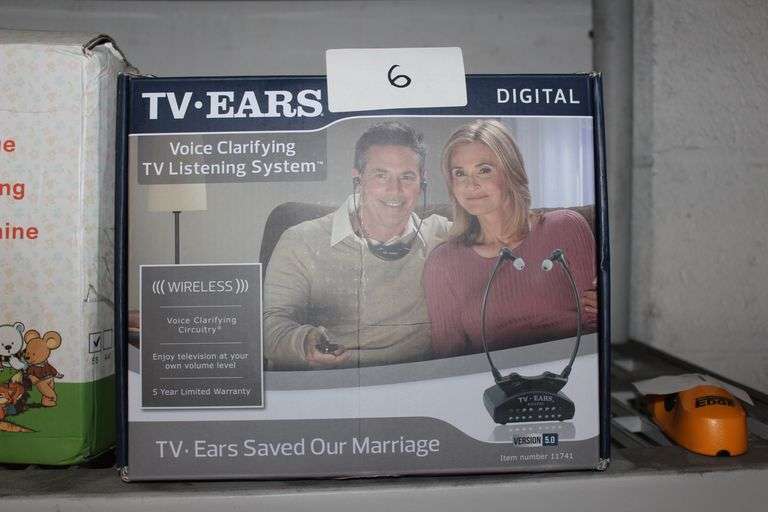 DIGITAL TV EARS VOICE CLARIFYING TV LISTENING SYSTEM ITEM 11741