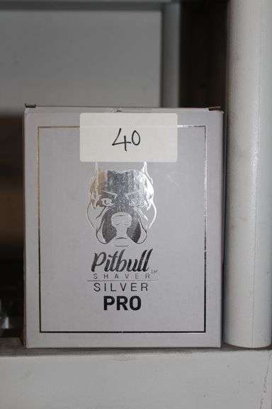 PITBULL SHAVER SILVER PRO SKULL ELECTRIC SHAVER