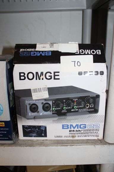 BOMGE BMG22 24-BIT 192KHZ PROFESSIONAL USB AUDIO INTERFACE