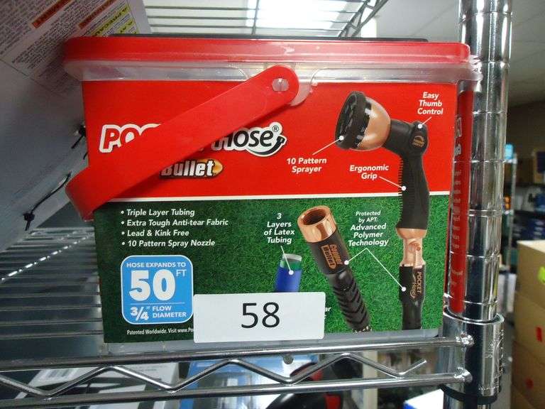 NEW! COPPER BULLET POCKET HOSE. EXPANDS TO 50 FT