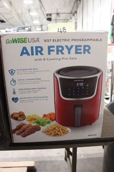 GOWISEUSA 5QT ELECTRIC PROGRAMMABLE AIR FRYER