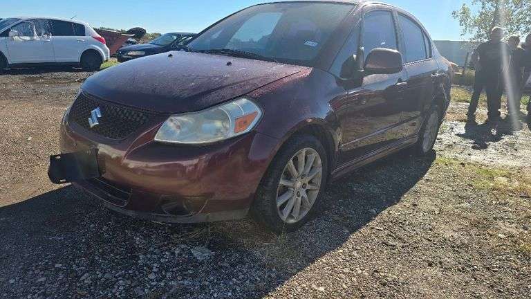 2008 SUZUKI SX4 VIN# JS2YC414285105176 NO KEY HAS TITLE