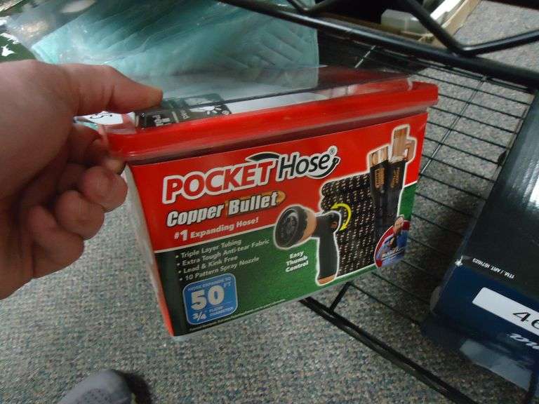 NEW! COPPER BULLET POCKET HOSE. EXPANDS TO 50 FT