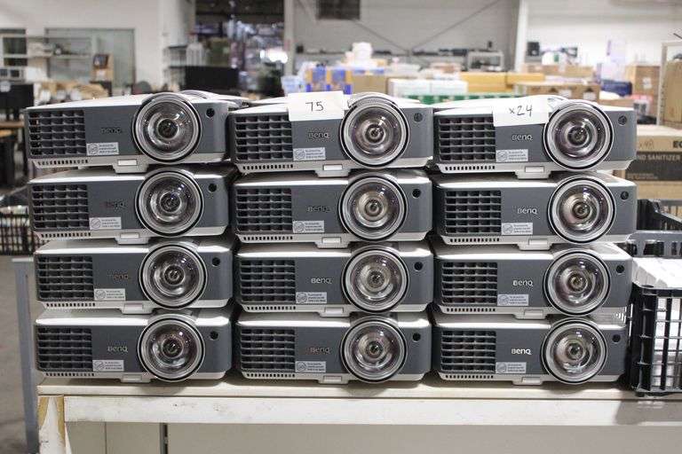 BENQ DLP PROJECTOR MODEL NO MW824ST, RETAILS AT $800 EACH