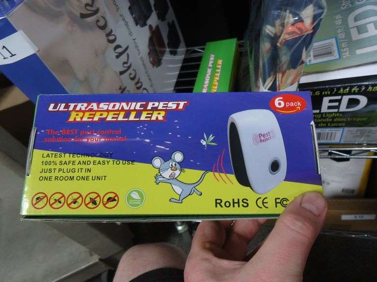 NEW! ULTRASONIC PEST REPELLER 6-PACK
