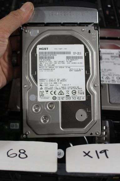 HGST SATA HARD DRIVE 2.5 IN SIZE 4TB CAPACITY MODEL NO 0F23090