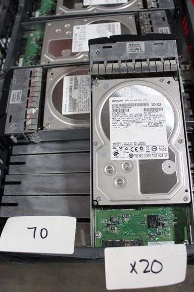 HITACHI 2TB CAPACITY HARD DRIVE MODEL NO 0F10452, 3.5 IN