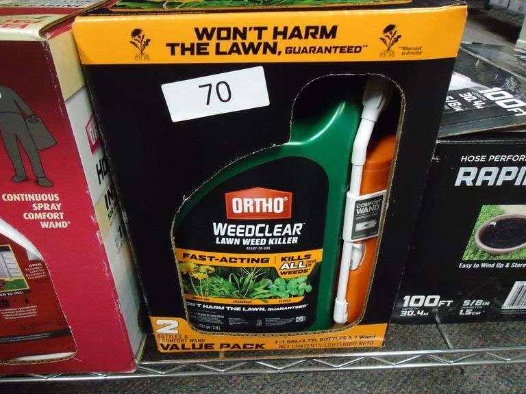 NEW! ORTHO2-PACK WEEDCLEAR LAWN WEED KILLER