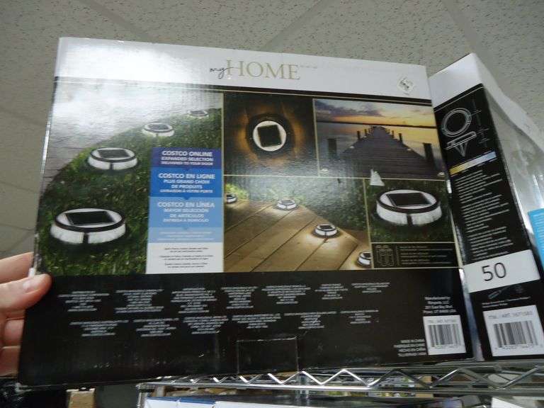 NEW! MY HOME 4-PACK OF SOLAR LED MULTI-SURFACED LIGHTS