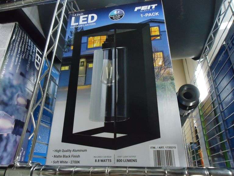 NEW! FEIT ELECTRIC 14" LED OUTDOOR LANTERN