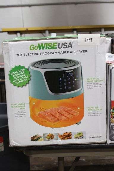 GOWISEUSA 7QT ELECTRIC PROGRAMMABLE AIR FRYER
