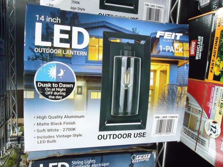 NEW! FEIT ELECTRIC 14" LED OUTDOOR LANTERN