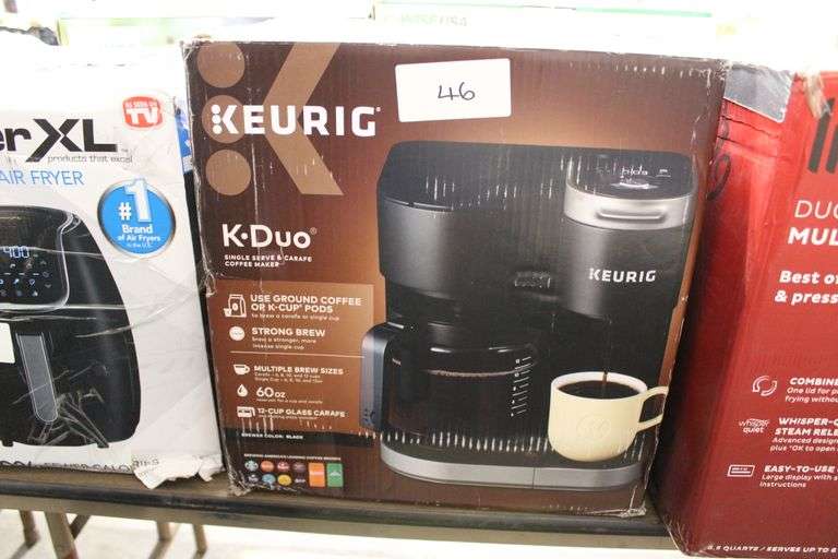 KEURIG K-DUO SINGLE SERVE & CARAFE COFFEE MAKER