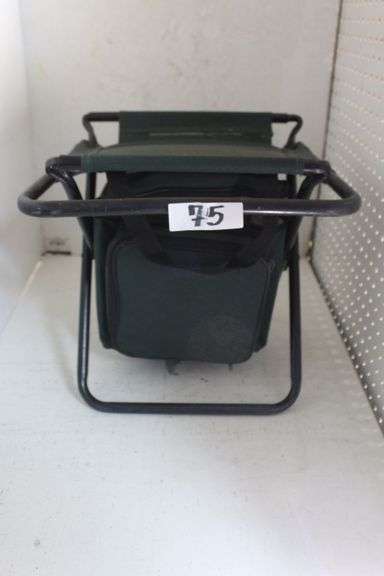 LIGHTWEIGHT PORTABLE FISHING CHAIR WITH UNDER STORAGE