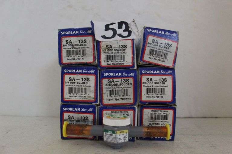 SPORLAN SEE-ALL MOISTURE & LIQUID INDICATOR SA-13S 3/8 ODF SOLDER