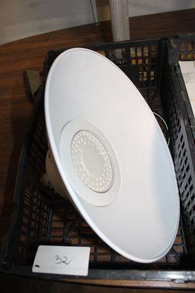 WHITE WATERPROOF LED SPOT LAMP APROX 16" DIA