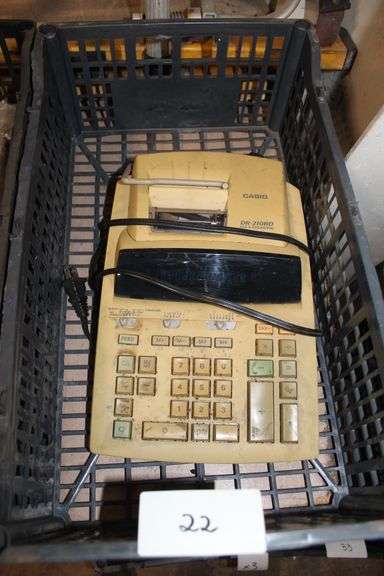 CASIO DR-210HD TAX & EXCHANGE ADDING MACHINE