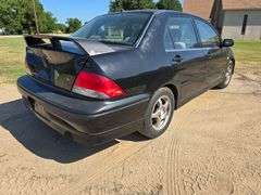 2002 MITSUBISHI LANCER VIN# JA3AJ86E32U064966 HAS KEY HAS TITLE RUNS AN DRIVES HAS COLD AC AT TIME OF PICTURES