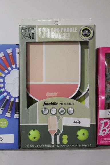 FRANKLIN PICKLEBALL POLY PRO PADDLE AND BALL SET 2 PLAYER