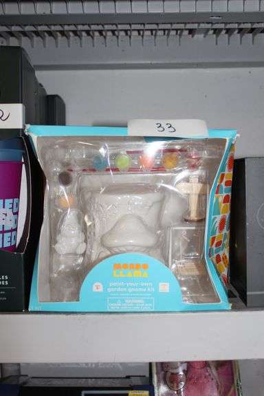 MONDO LLAMA PAINT YOUR OWN PUMPKIN GARDEN GNOME KIT