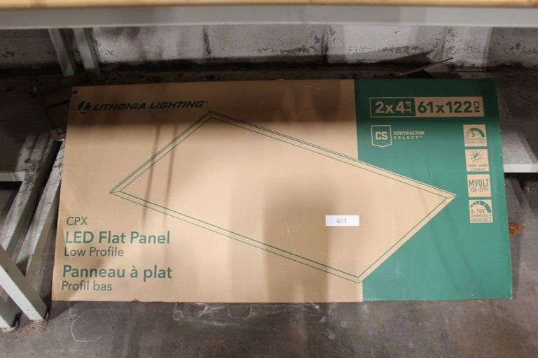 LITHONIA LIGHTING CPX LED FLAT PANEL LOW PROFILE 2'x4' CONTRACTOR SELECT