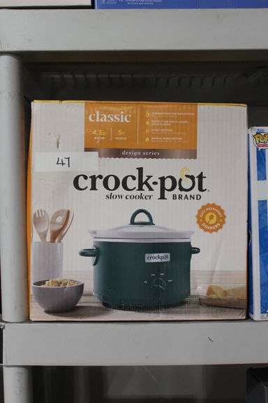 CROCK-POT BRAND SLOW COOKER CLASSIC DESIGN SERIES 4.5QT