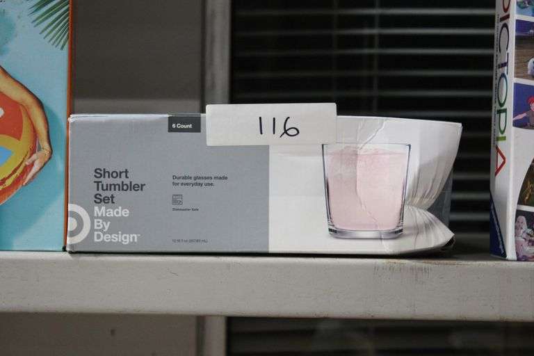 MADE BY DESIGN SHORT TUMBLER SET OF 6 EACH 12.16FL OZ