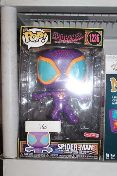 FUNKO POP 1236 SPIDERMAN ACROSS THE SPIDERVERSE BOBBLE HEAD FIGURE