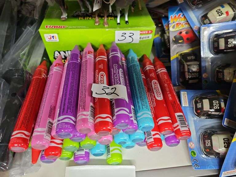 CRAYOLA COLOR FUN BODY WASH PEN IN VARIOUS SCENTS & COLORS 1.9FL OZ EA.