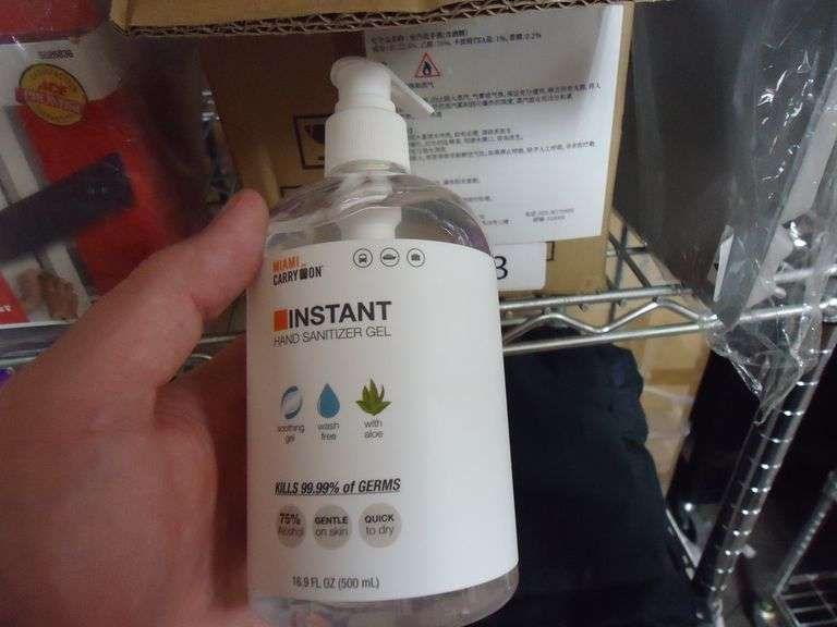 NEW! MIAMI CARRYON 16.9 OZ HAND SANITIZER CASE OF 6