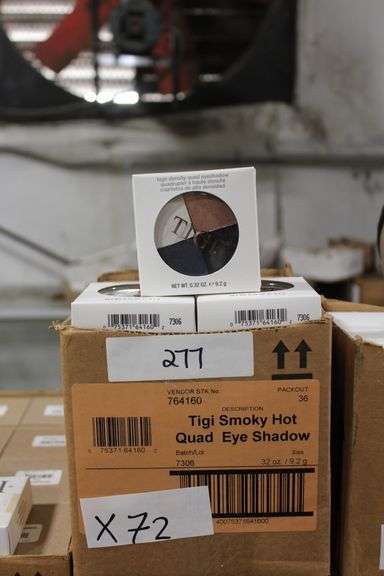 TIGI COSMETICS 764160 SMOKY HOT QUAD EYE SHADOW 0.32OZ