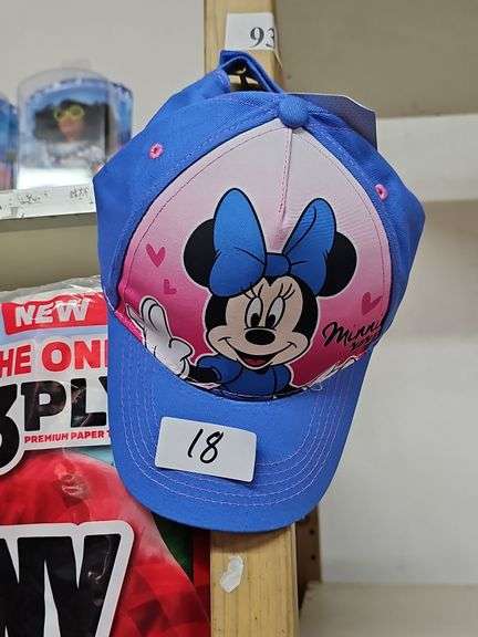 DISNEY JUNIOR MINIE MOUSE KIDS ADJUSTABLE BALL CAP NEW WITH TAGS