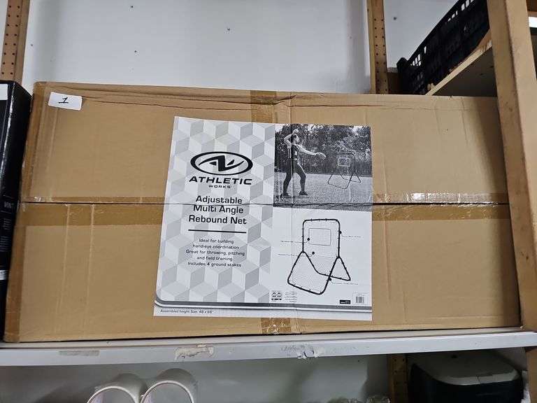 ATHLETIC WORKS ADJUSTABLE MULTI ANGLE REBOUND NET 48" X 68" HUN0580